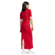 Adidas Γυναικείο φόρεμα Adicolor 3-Stripes Knit V-Neck Dress